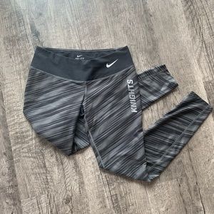 Nike dri-fit “”KNIGHTS” dark gray leggings